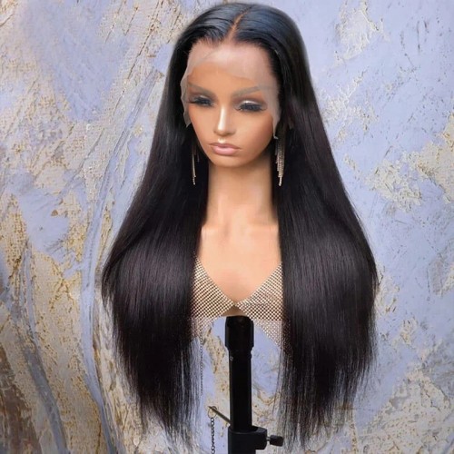 Densun13x4 Lace Front Wigs 150% Density High Quality Straight Human Hair Wigs For Women New