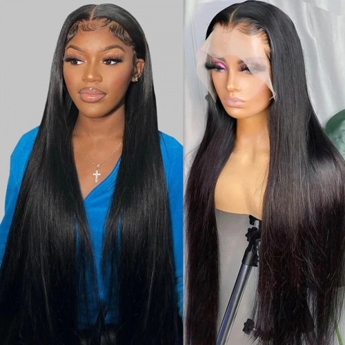 Densun Affordable 13x4 Lace Frontal Wigs Straight Hair Wigs