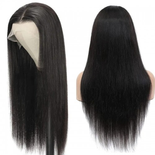 Densun 13x6 HD Lace Closure Wigs Beginner Friendly Straight Glueless Wig Human Hair