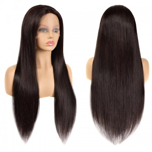 Densun 13x6 HD Lace Closure Wigs Beginner Friendly Straight Glueless Wig Human Hair