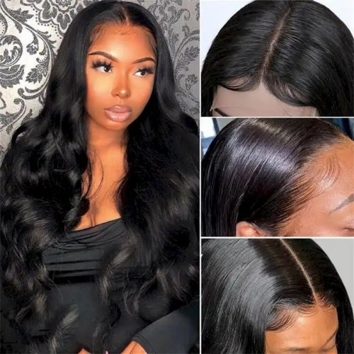 18-32 inch 5x5 Lace Closure Human Hair Wigs Body Wave Lace Wigs
