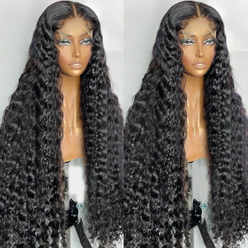 Nuiee Deep Wave  Glueless Wig No Leave Out Beginner Friendly 220% Density