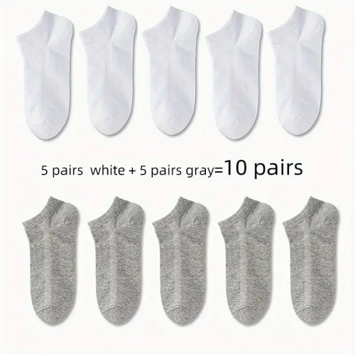White+Grey (10 Pairs)