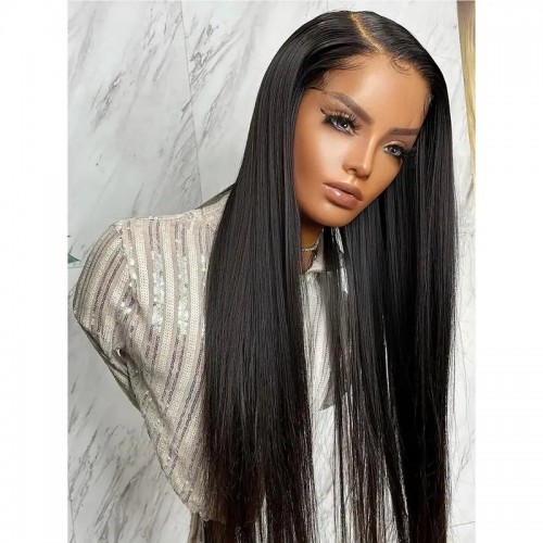 150% 4*4 Lace Front Hair Wigs Pre Plucked Straight Lace Front Wigs For Women Glueless Hair Wigs