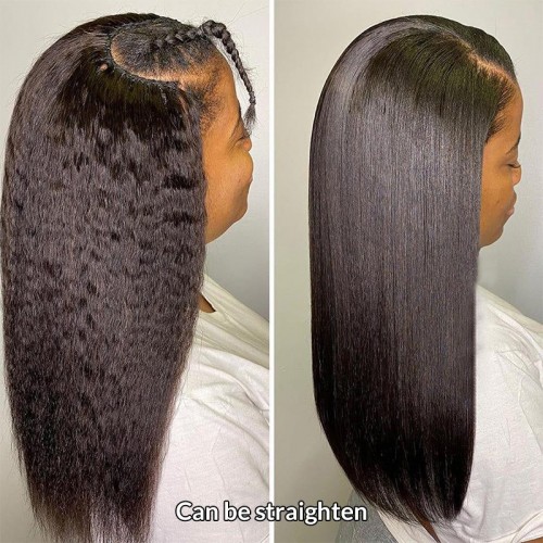 Kinky Straight U Part Human Hair Glueless wigs | Lush Locks HAIR
