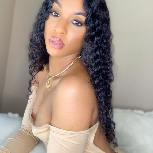 Lush Locks HAIR New Arrival Upart Wig , Natural Black Deep Curly Wigs_Wigs, Lace Front, Human Hair