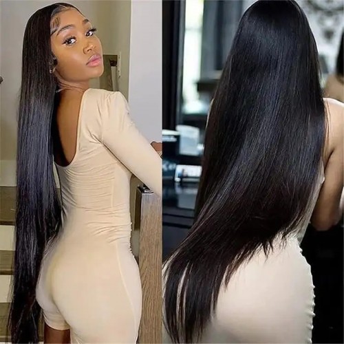 Straight 360 HD Lace Wigs Undetectable Lace Wigs With Natural Hairline Human Hair Wigs
