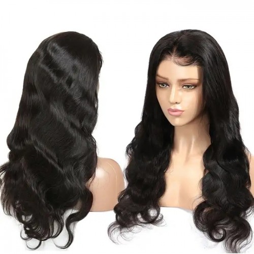 360 HD Lace Frontal Body Wave Wigs Pre Plucked Brazilian Remy Human Hair Wigs