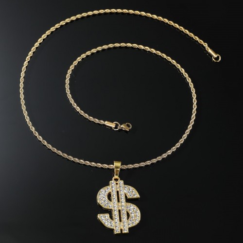 Gold (USD)-0.3*60cm stainless steel twist chain