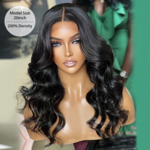 4x4 5X5 Crystal Lace Skin Melted Short Beach Wave Bob Lace Closure Wigs
