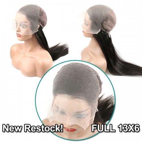 13x6 Full Invisible Hd Transparent Lace Front Wigs Body Wave Natural Black Ashimary Hair