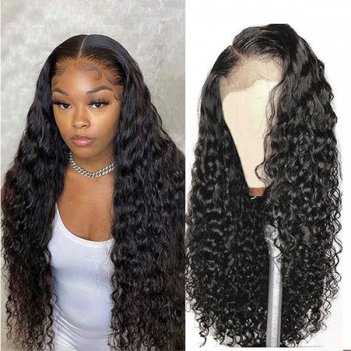 Water Wave Wig 13x4 Lace Front Wig Hd Lace Frontal Wigs Human Hair Wigs For Women
