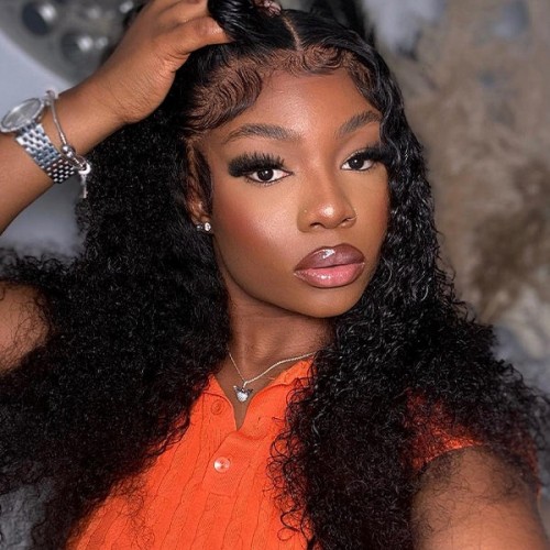 30 Inch Curly Lace Front Wig HD Transprent Lace Frontal Wig Same Wig With Influencer