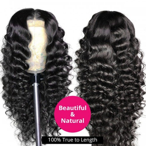Glueless Loose Deep Wave 13x4 13x6 HD Lace Front Human Hair Wigs