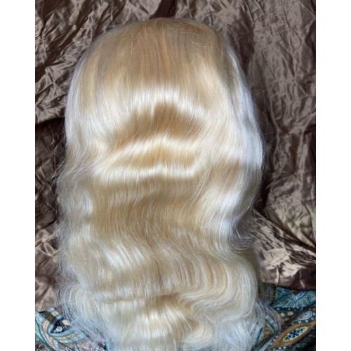 Barbie Colored 13x6 HD Lace Front Wig Transparent Pre Plucked Body 613 Blonde Lace Front Human Hair Wigs For Black Women