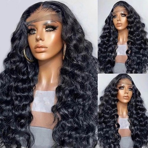 Realistic Look | SoosHair Transparentlace Front Wig Loose Deep Wave Humanhair Wigs