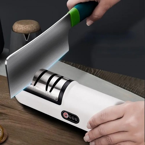 1pc Fast and Efficient Electric Knife Sharpener - Perfect for Kitchen Gadgets and Household Use