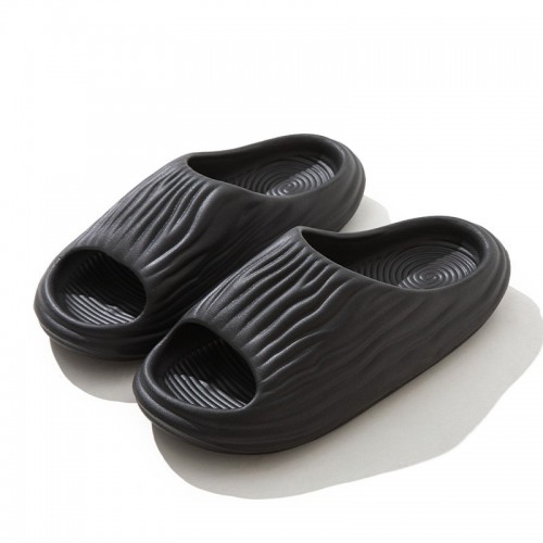 Women&#039;s Bathroom Slippers for Home, Couples Bathing Cool Slippers, Indoor Thick-Soled Soft Bottom Shoes, Non-Slip Fashionable Summer Sandals