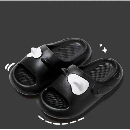 Cute Cat 3D Ear Cool Slippers, Couple Home Shoes for Outdoor Wear, Non-Slip Thick-Soled Cool Slippers for Women in Summer, Men&#039;s Slippers
