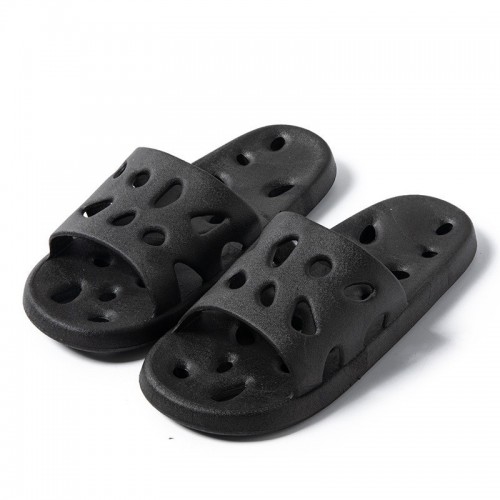 Summer Thick-Soled Bathroom Slippers Men&#039;s Leakproof Non-Slip Wear-Resistant Cool Slippers Bathing Couples Home Lotus Root Shoes Cool Tuo Women