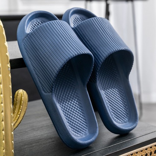Non-Slip Quick-Drying Couple Slippers for Outdoor Men in Summer, Popular Thick-Soled Bathroom Cool Slippers for Home, Women&#039;s Net Red Tuo Shoes