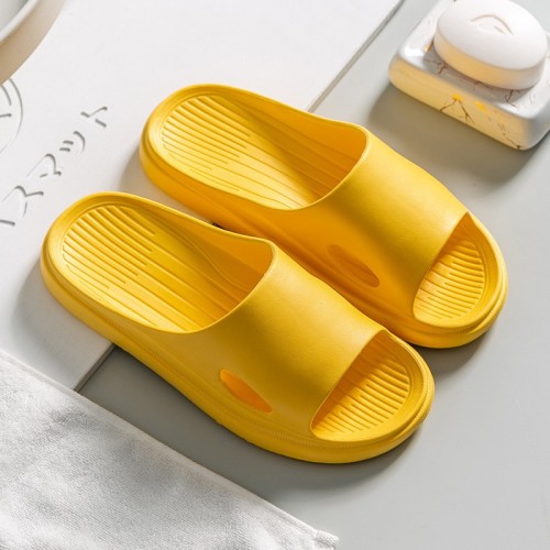 Simple Home Slippers for Women in Summer, Indoor Bathroom Slippers, Home Non-Slip Cool Slippers for Men Wholesale with Footfeel
