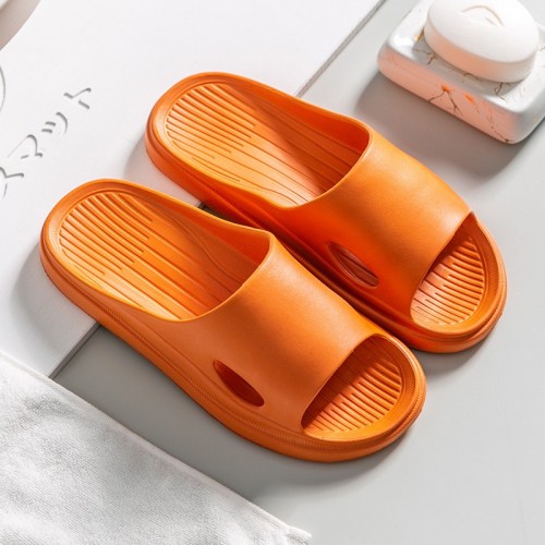Simple Home Slippers for Women in Summer, Indoor Bathroom Slippers, Home Non-Slip Cool Slippers for Men Wholesale with Footfeel