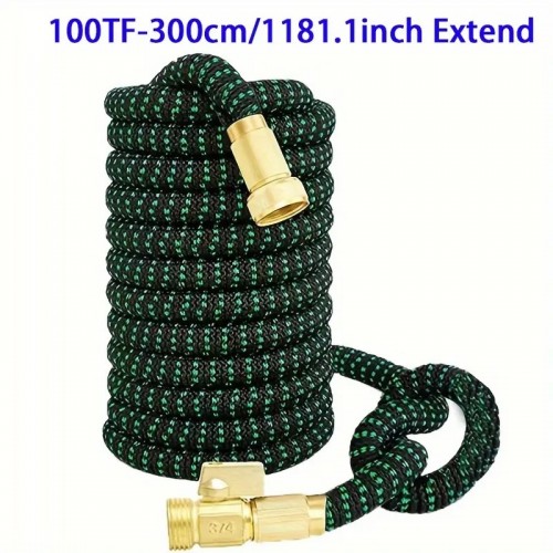 1pc 3/4 High Pressure Car Cleaning Water Hose, Expandable Magic Flexible Garden Hose High Pressure Flushing Hose Car Cleaning Tool