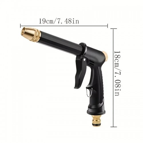 1 Roll, New Retractable Water Hose Car Wash Flowers Magic Hose Magic Water Hose Home Car Wash Garden Hose 3 Times Retractable Spray Gun 17FT、25FT、50FT、75FT、100FT、125FT