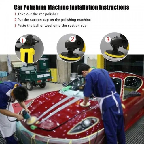 5pcs/set 5 Inch Car Polishing Waxing Buffing Wheel Pad Car Polisher Kit For Auto M10 Drill Connector Car Paint Care Car-styling