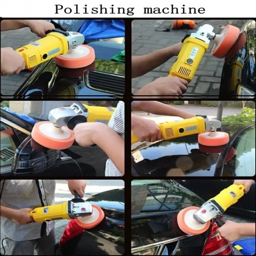 1pc 6 Inch Polishing Sponge With Link Rod, Efficient Drill Polisher For Waxing And Polishing