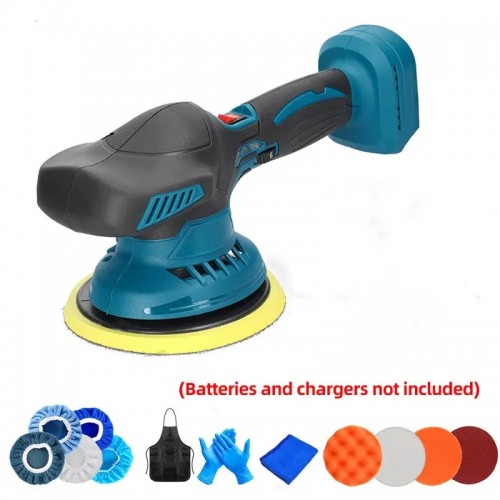 Wireless Handheld Car Small Polishing Machine 6 Speed Adjustment Repair Scratch Waxing Machine, Car Beauty Tools (Batteries And Chargers Not Included)