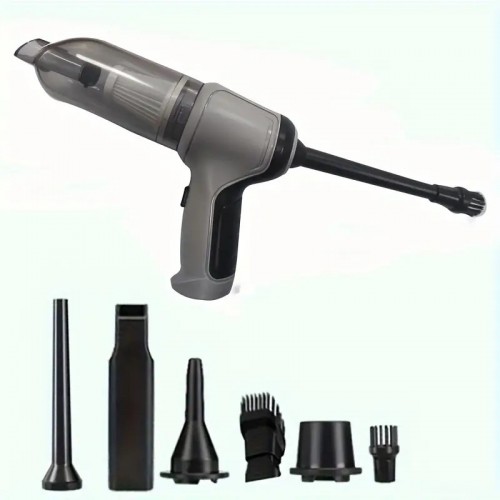 1pc Blowing And Suction Dual-purpose Car Vacuum Cleaner Super Wireless All-in-one Hand-held Car Portable High-power Household Vacuum Cleaner