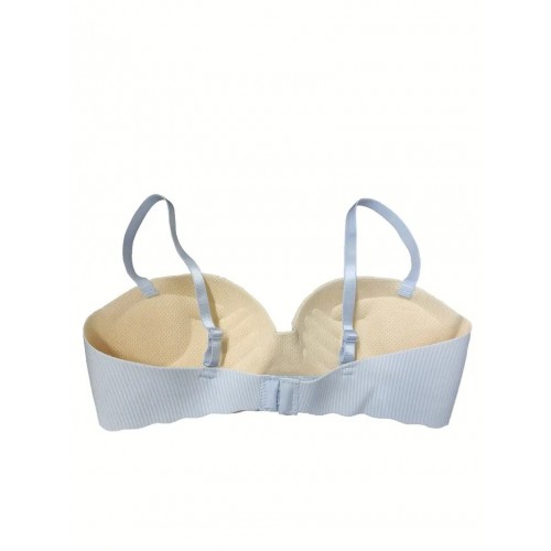 3pcs Girl&#039;s Ribbed Bralette, Solid Color Seamless Bra, Comfy Underwear For Teens 14-20 Years Old